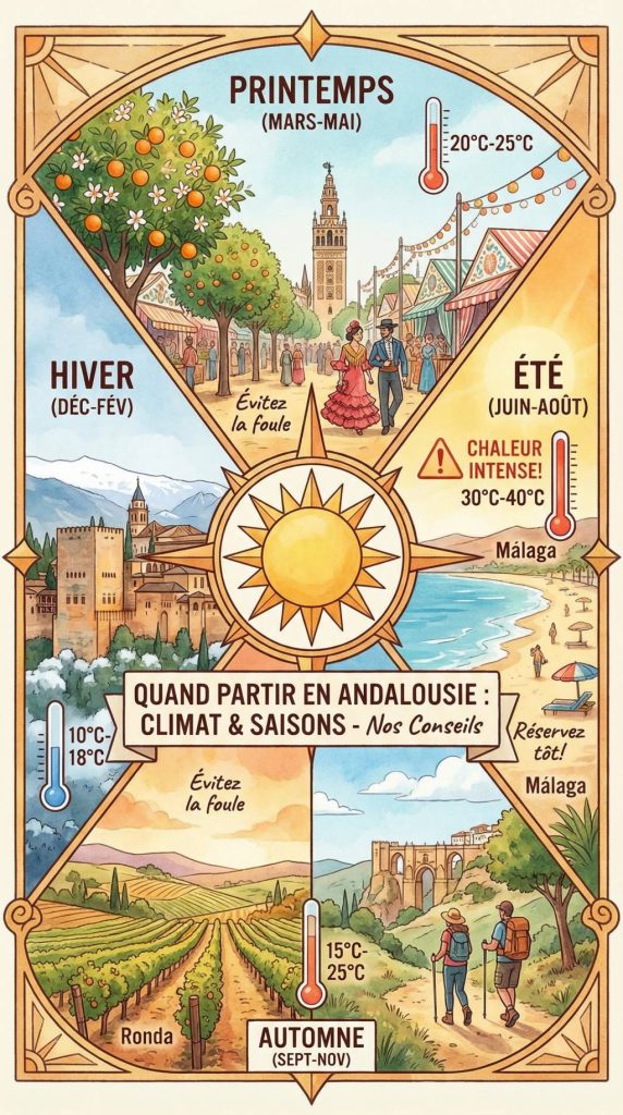 Quand Partir en Andalousie ? climat, saisons et conseils pour bien choisir