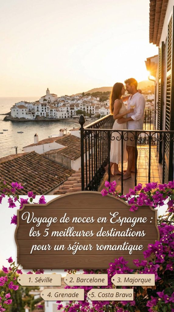 Voyage de noces en Espagne : les 5 meilleures destinations pour un séjour romantique
